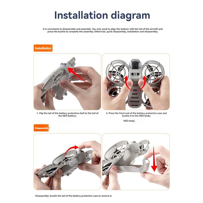 Drone Gimbal For Gopro - غطاء حماية للبطارية B92B لطائرة DJI
