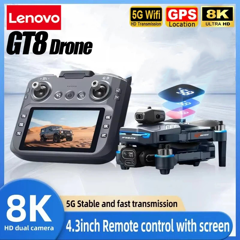 Lenovo GT8 8K Drone Profession - مراجعة Drone Gimbal 2 Axis وسعره