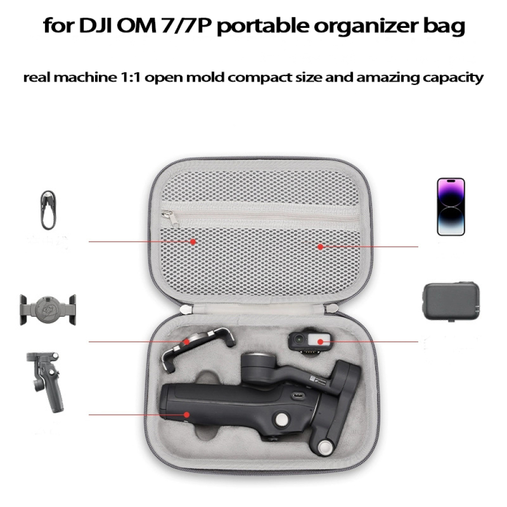 حقيبة محمولة لـ Osmo Mobile 7P - مراجعة Drone Gimbal Case وسعره
